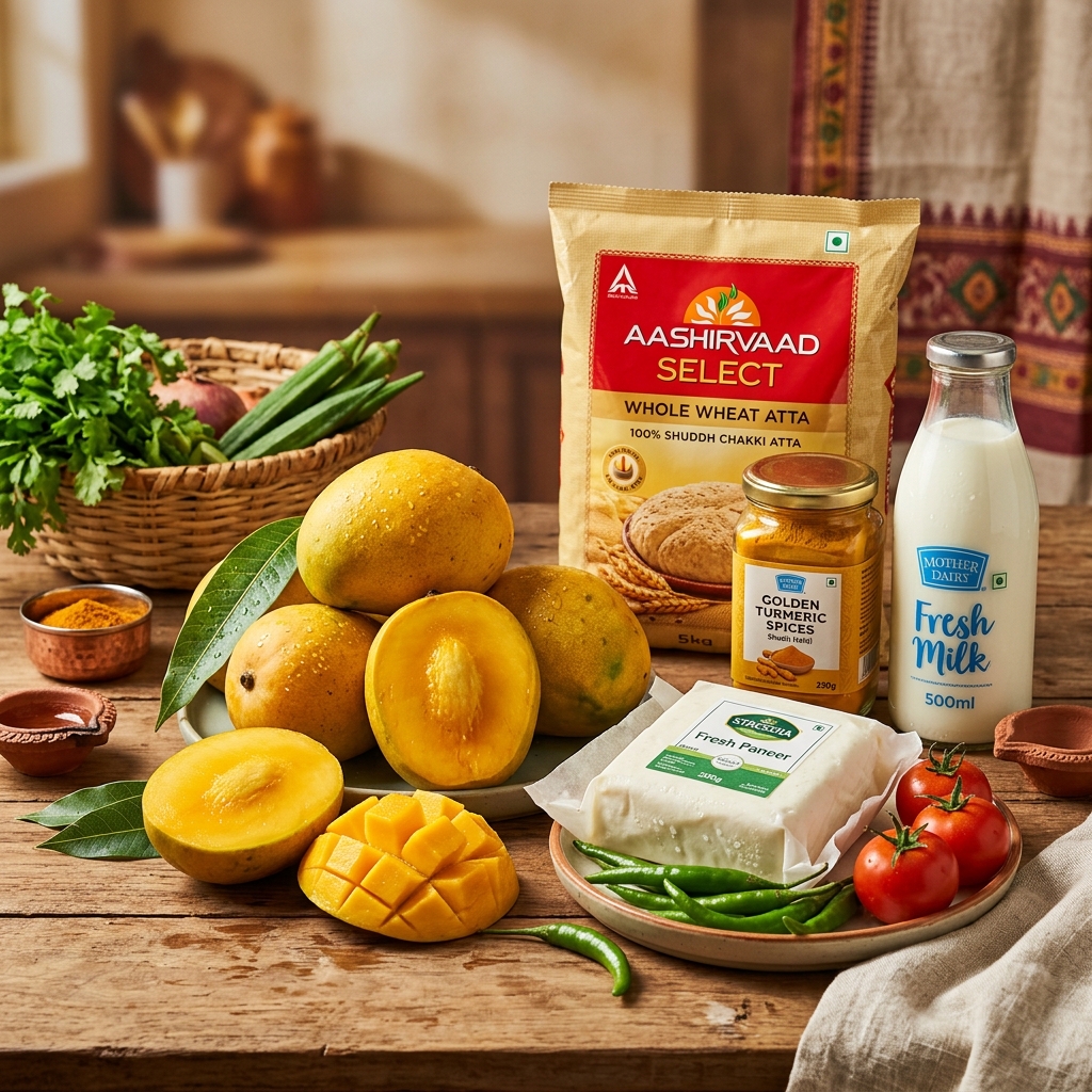 Fresh Indian Organic Groceries, Fruits & Paneer in Palnadu